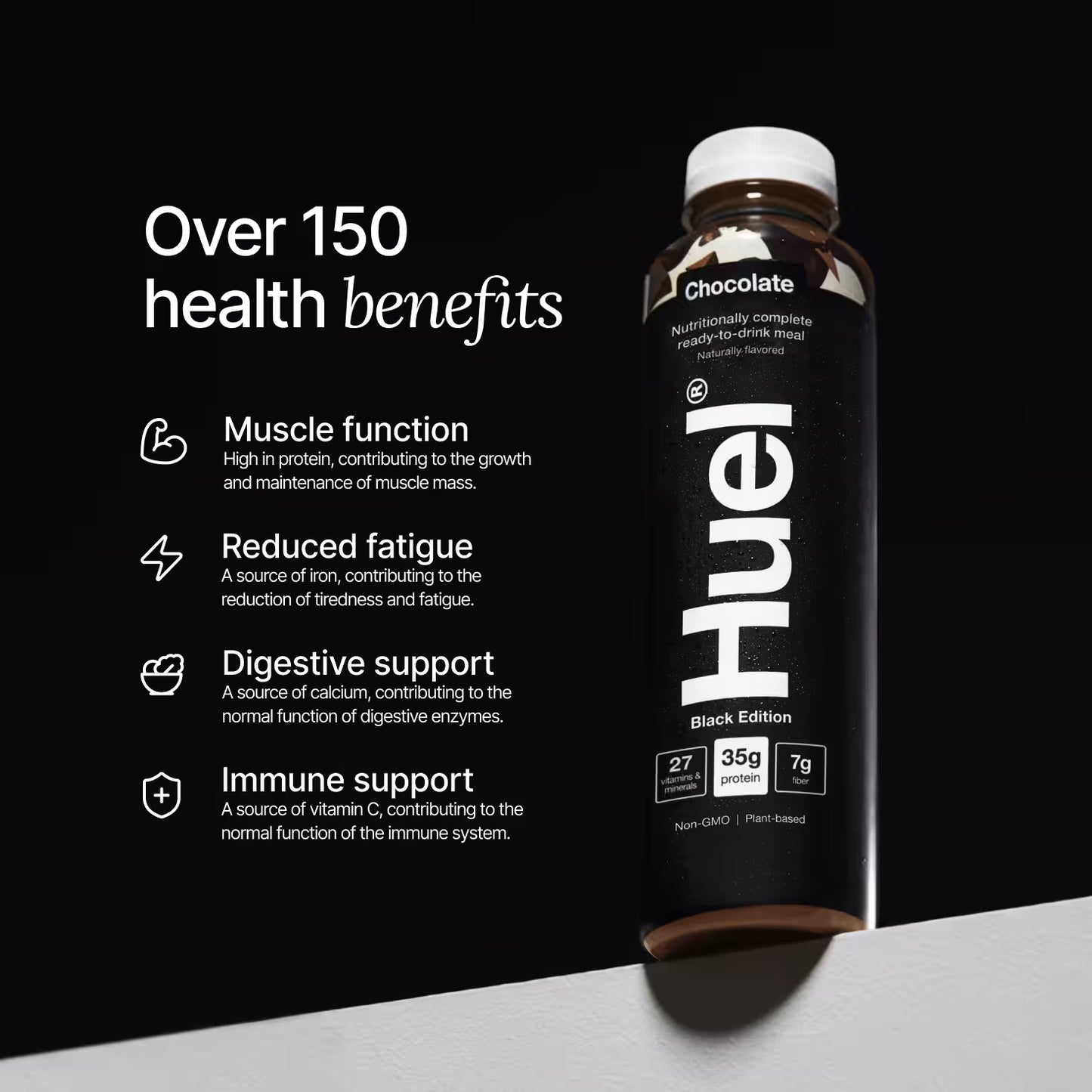 Huel White Edition RTD Meal Replacement Drink - Chocolate (500ml) X 8