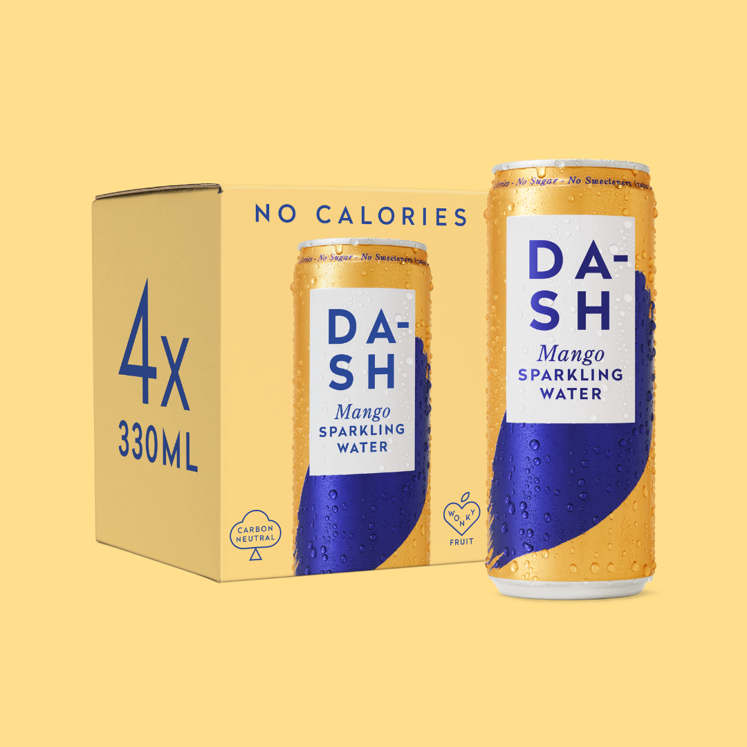 Dash Water - Mango Sparkling Water Multipack 4 x 330 ml – Chew & Chill