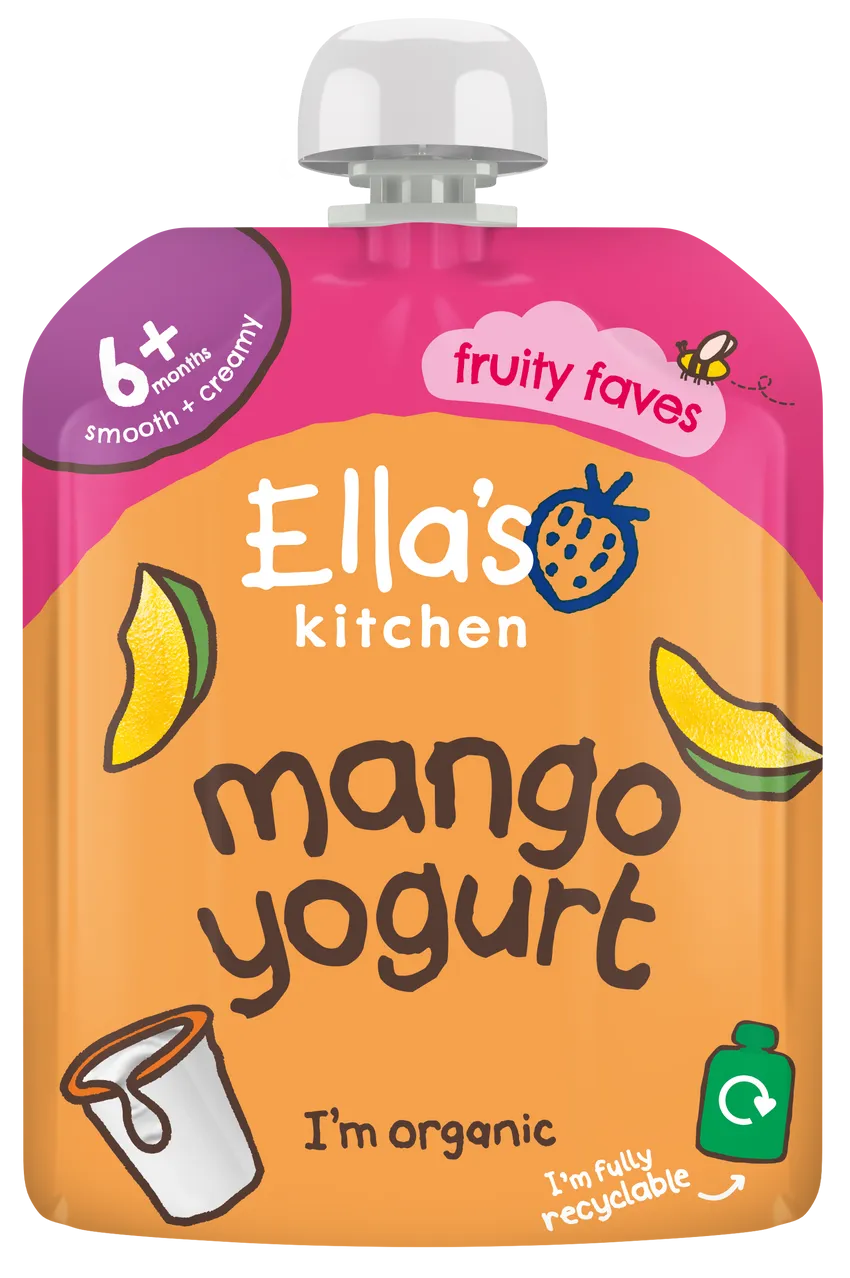 Ella's Kitchen - Mango Yummy Yoghurt Greek Style (90g x 6)
