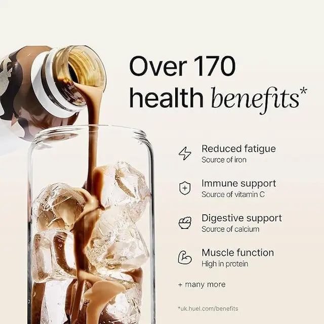 Huel White Edition RTD Meal Replacement Drink - Chocolate (500ml) X 8