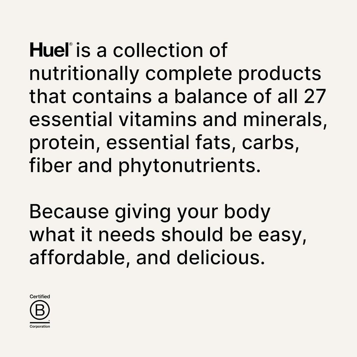 Huel - Black Edition Nutritionally Complete High-protein complete meal (Chocolate)