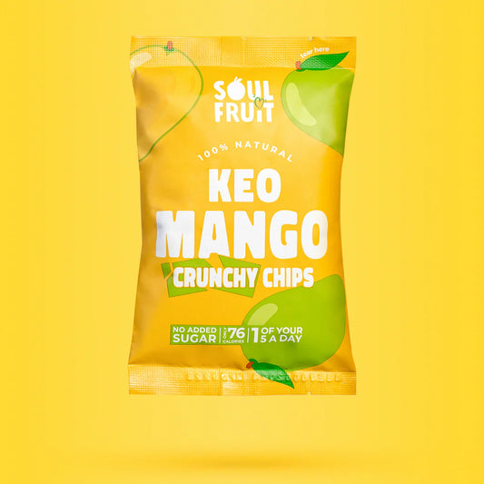 Soul Fruit - Keo Mango Chips Case 10 x 20g
