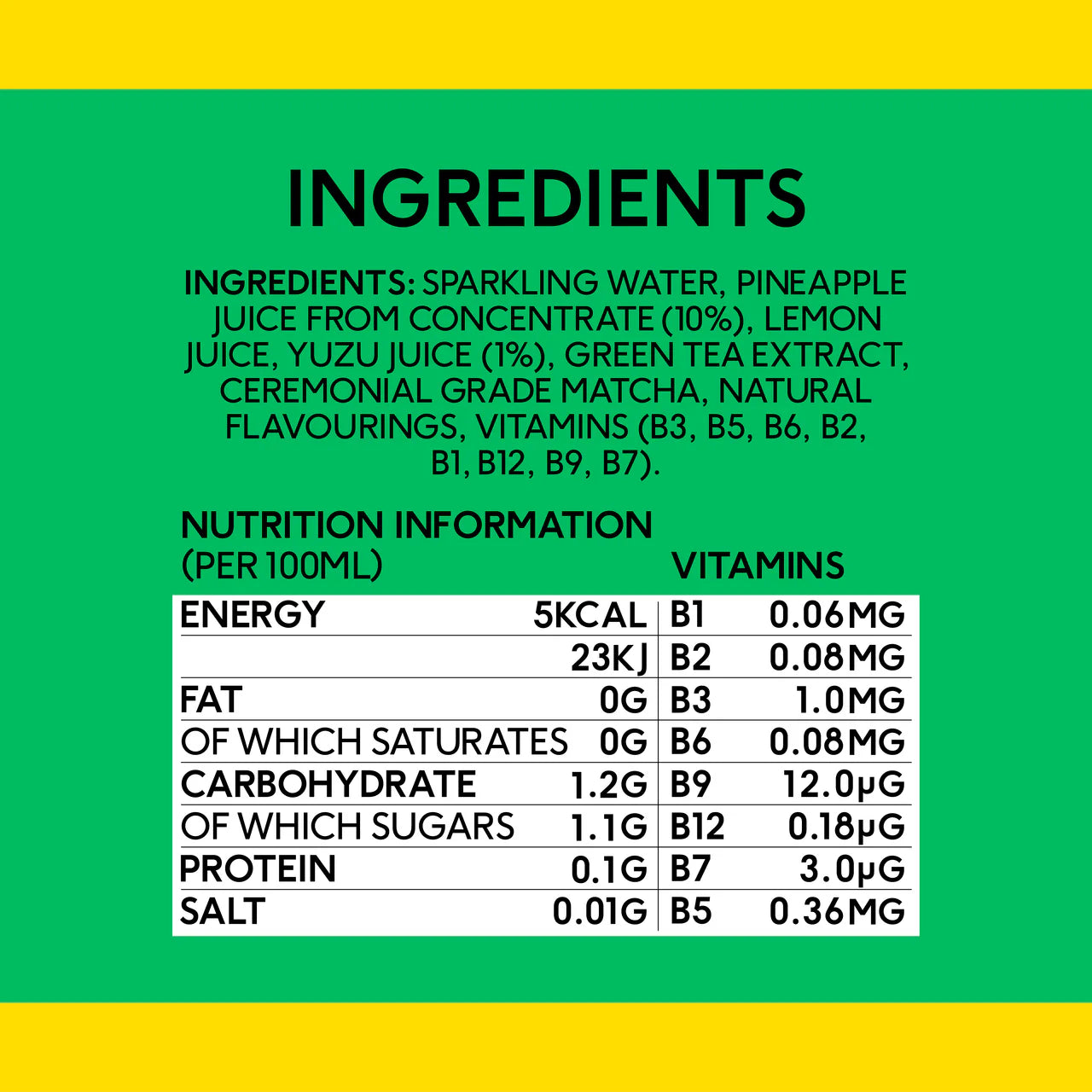 Perfect Ted Matcha Energy - Pineapple Yuzu Case 12 x 250ml