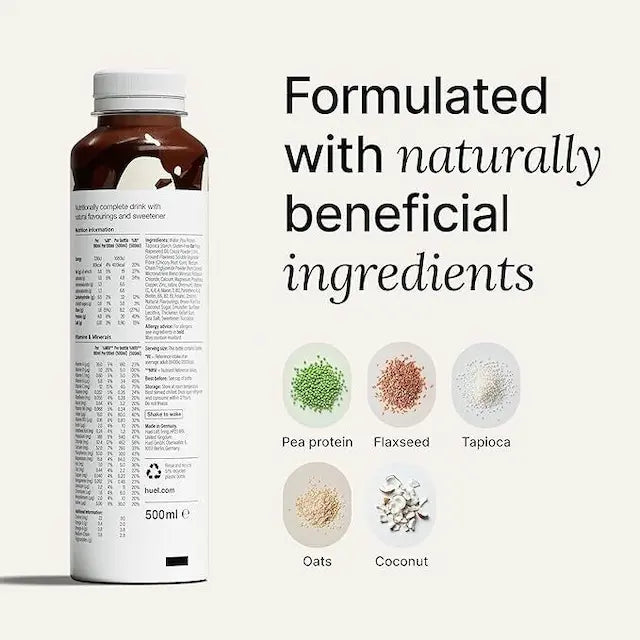 Huel White Edition RTD Meal Replacement Drink - Chocolate (500ml) X 8