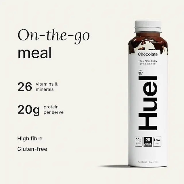 Huel White Edition RTD Meal Replacement Drink - Chocolate (500ml) X 8