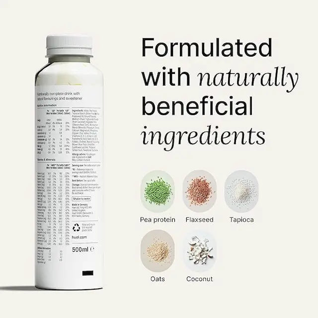 Huel White Edition RTD Meal Replacement Drink - Vanilla (500ml) X 8