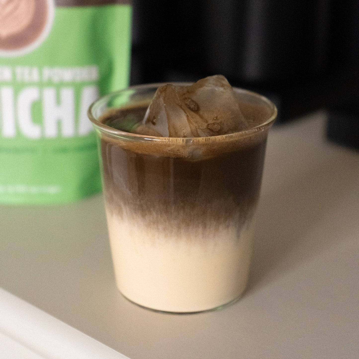 PerfectTed Hojicha latte drink