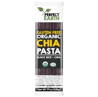 Perfect Earth - Organic Gluten Free Chia Black Rice Pasta 225g