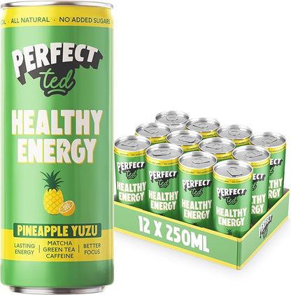 Perfect Ted Matcha Energy - Pineapple Yuzu Case 12 x 250ml
