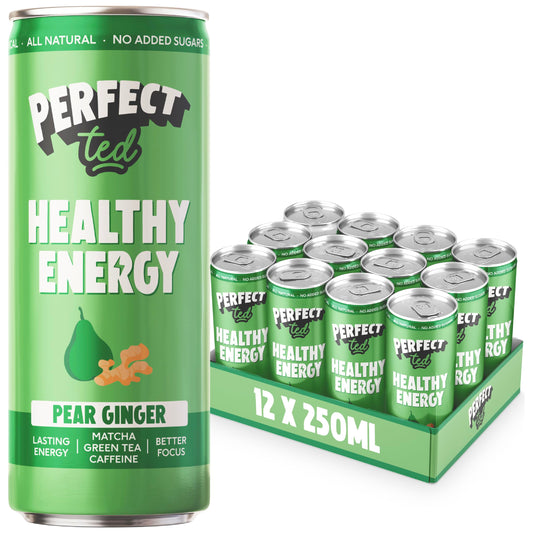 Perfect Ted Matcha Energy - Pear Ginger Case 12 x 250ml