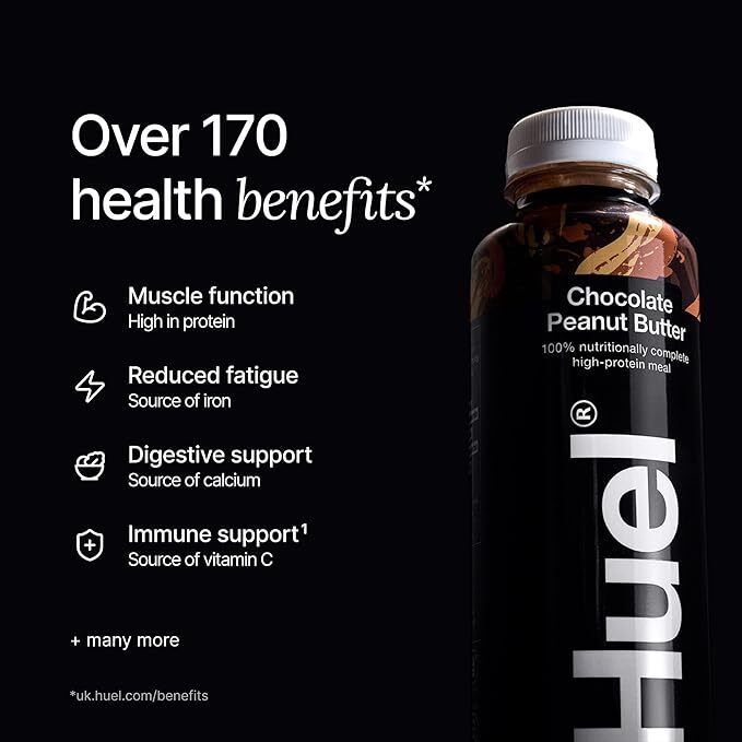 Huel - Black Edition RTD Meal Replacement Drink - Chocolate Peanut Butter 500ml