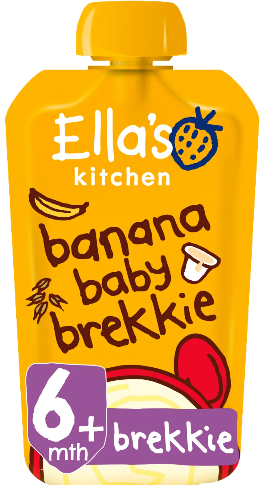Ella's Kitchen - Banana Baby Brekkie (100g x 6)