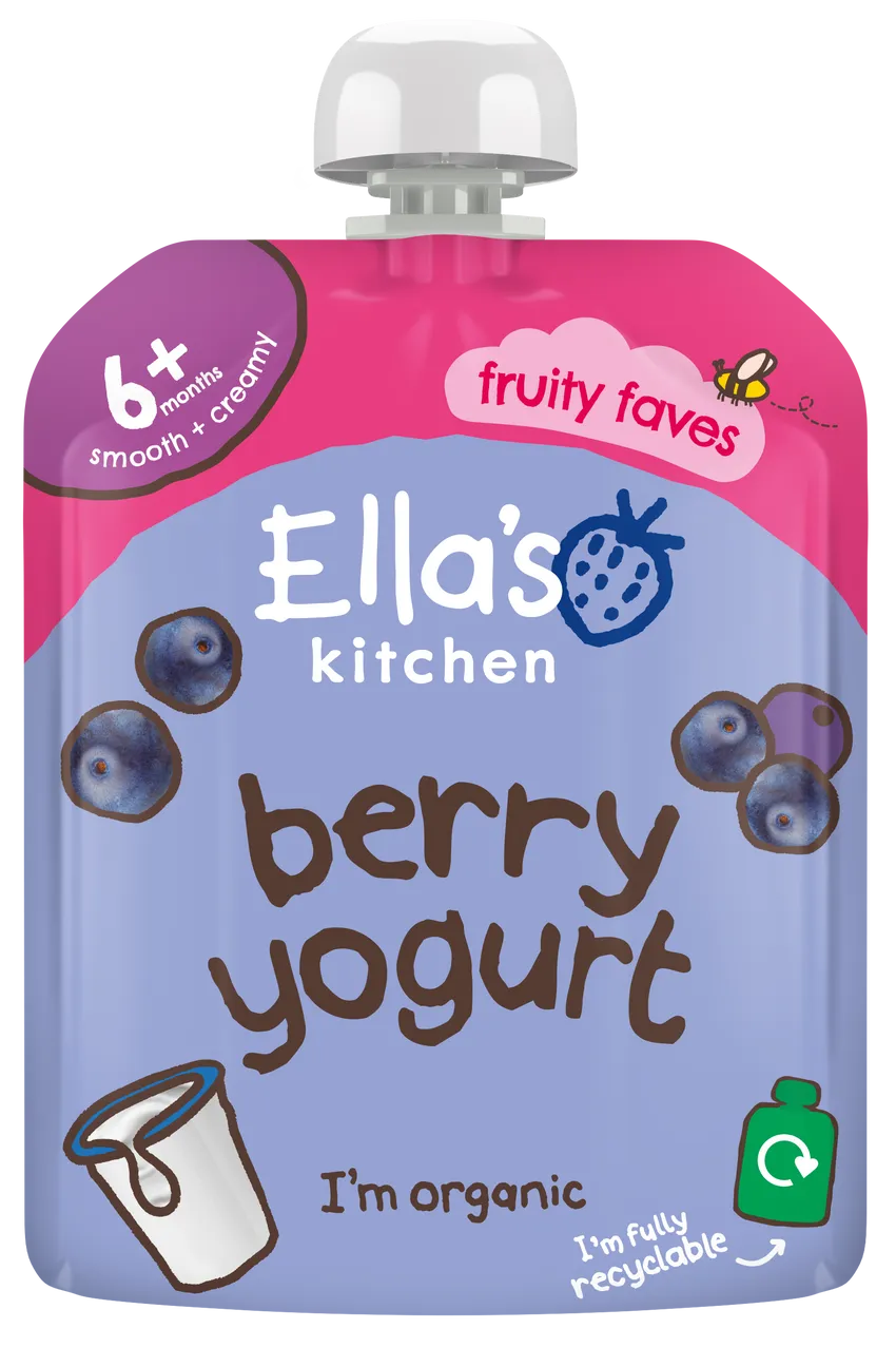 Ella's Kitchen - Berry Yummy Yoghurt Greek Style (90g x 6)