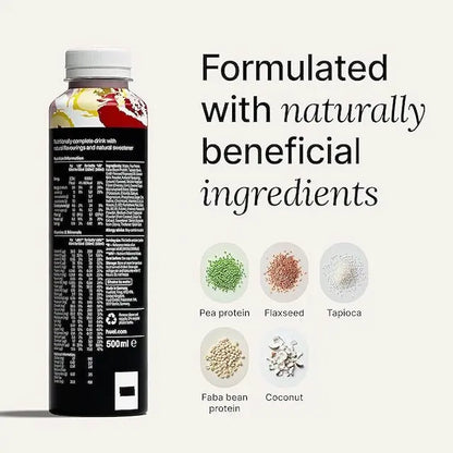 Huel Black Edition RTD Meal Replacement Drink - Strawberry & Banana (500ml) X 8