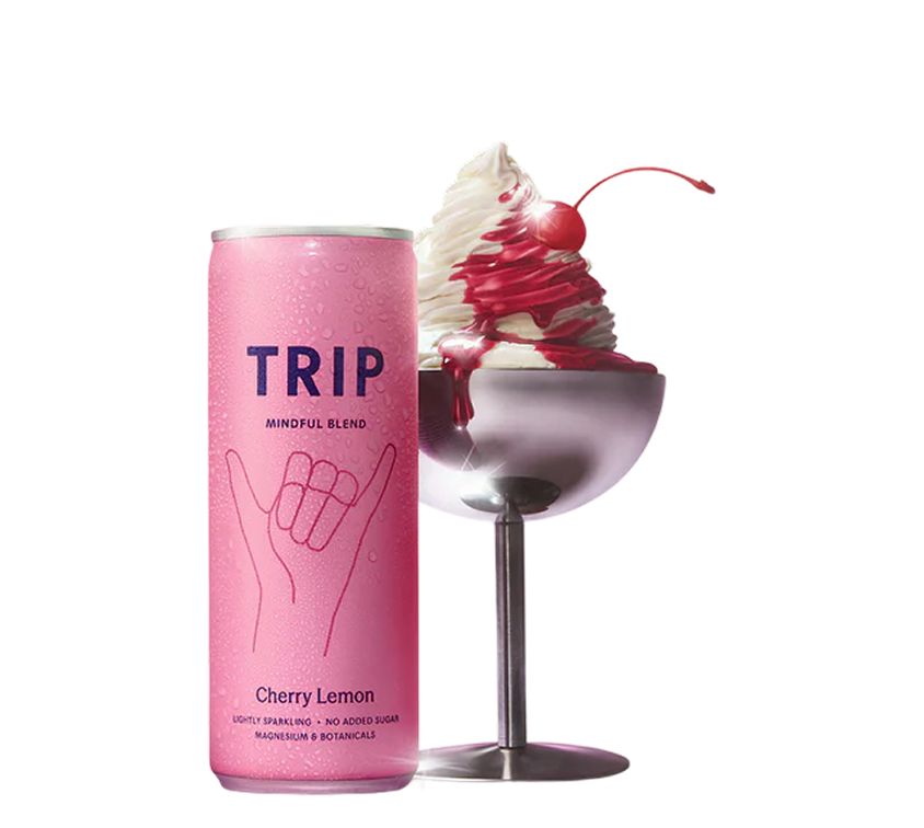 TRIP Cherry Lemon Mindful Blend 250ml can