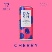 Dash Water Cherry Sparkling Water 330ml can