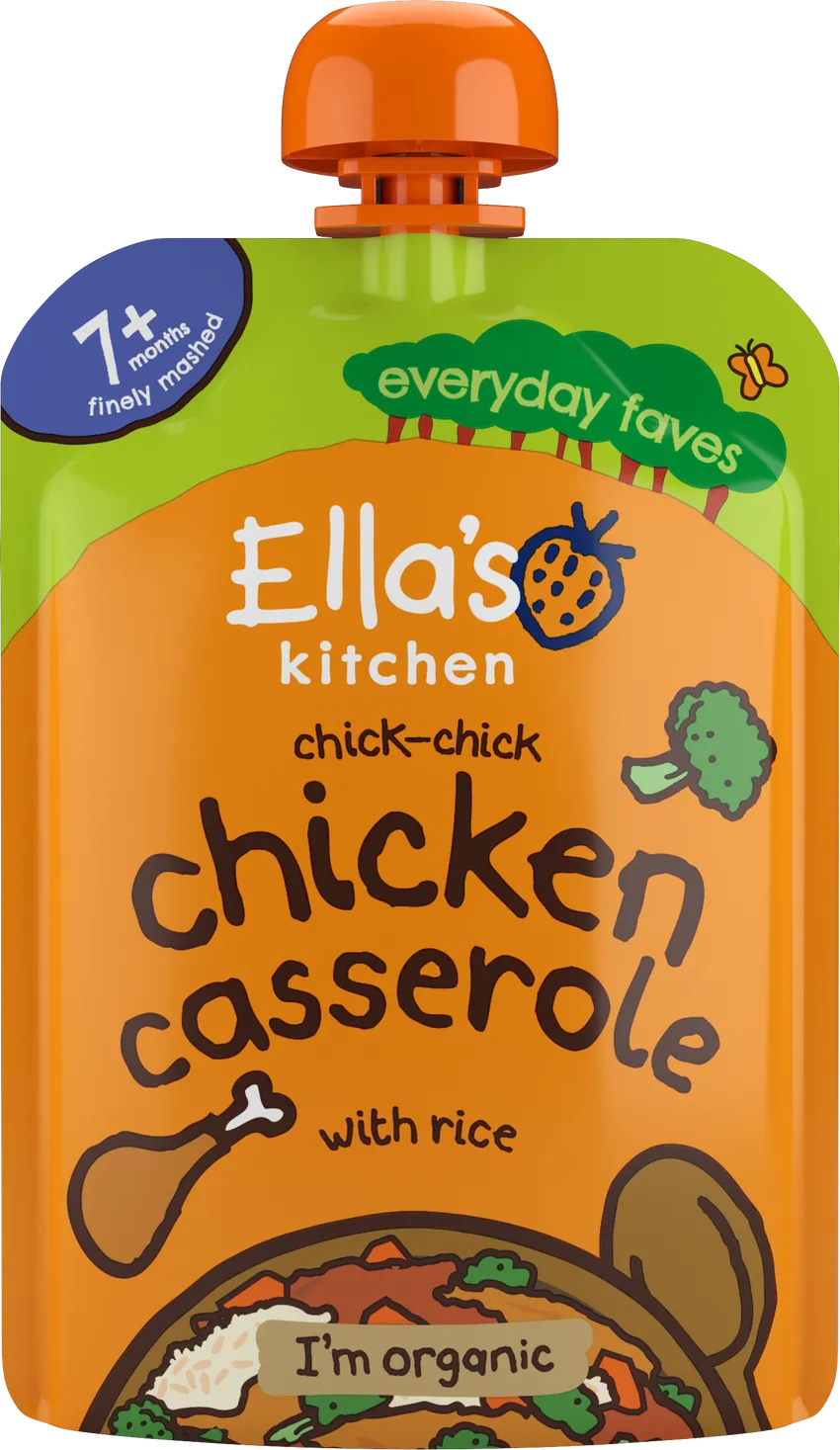 Ella's Kitchen - Chick-Chick Chicken Casserole with Rice (130g x 6)