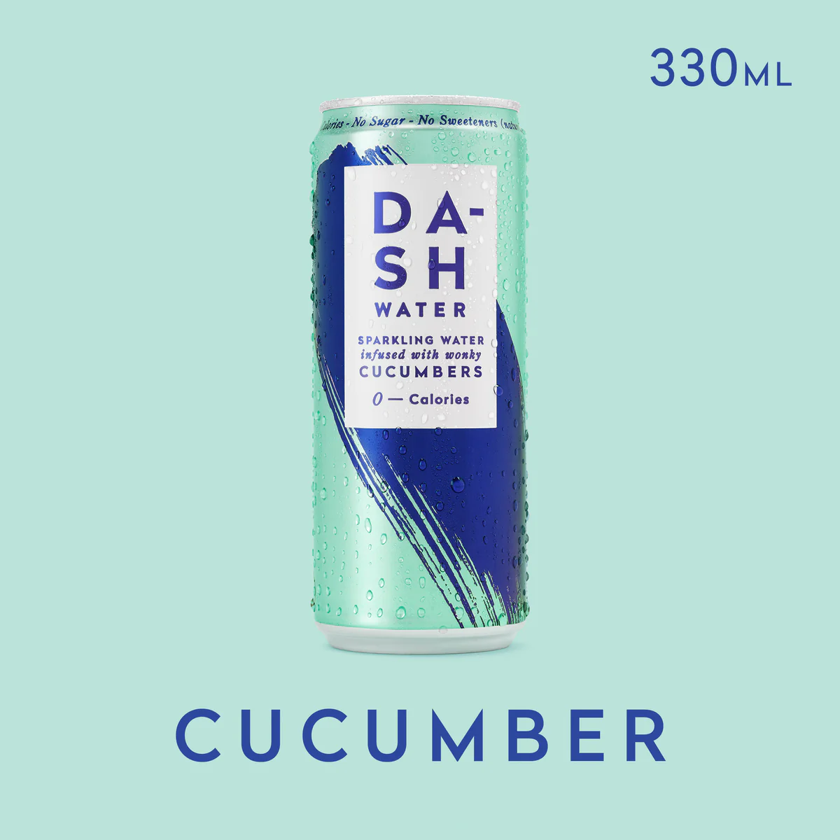 Dash Water - Cucumber & Mint Sparkling Water 330ml