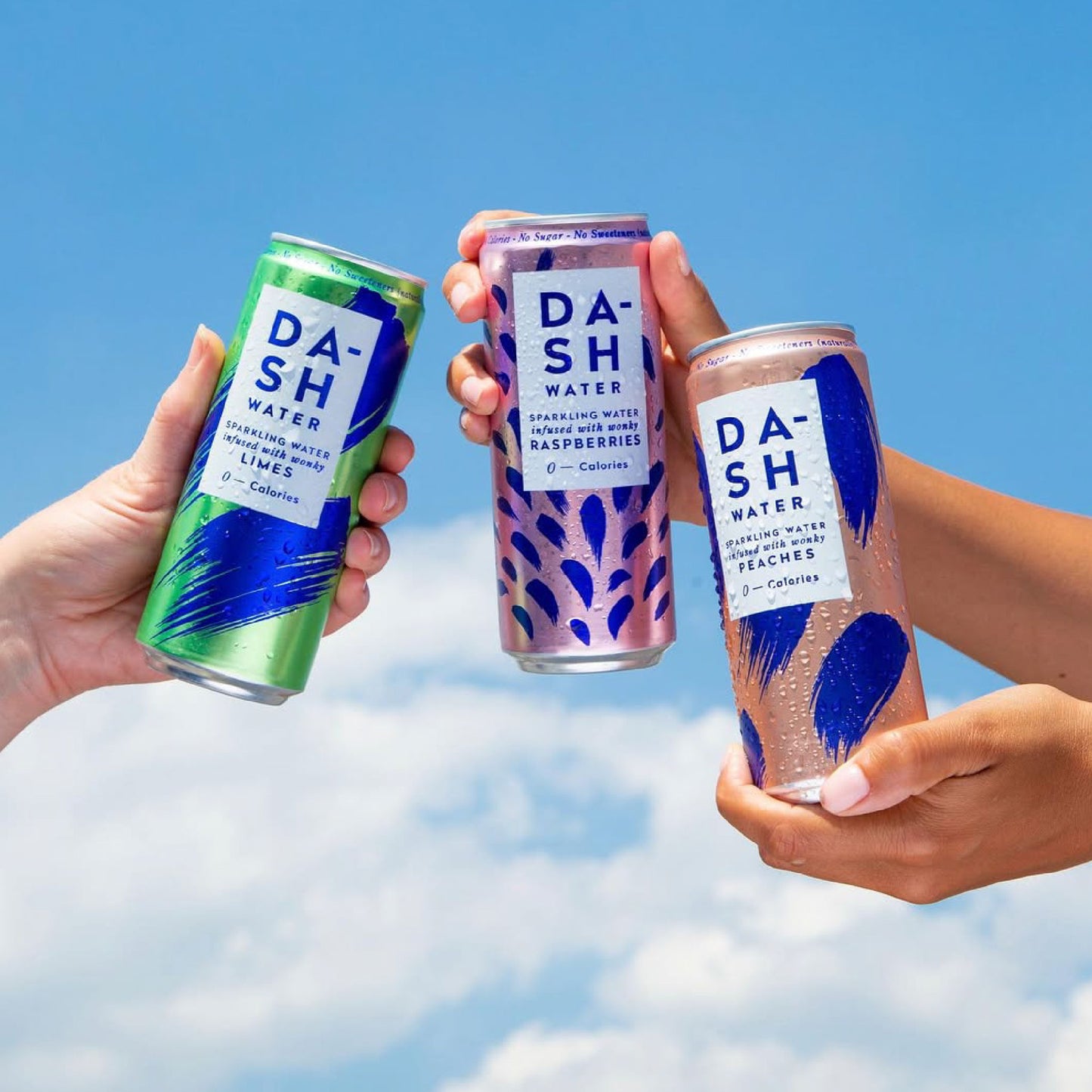 Dash Water - Peach Sparkling Water Case 12 x 330 ml