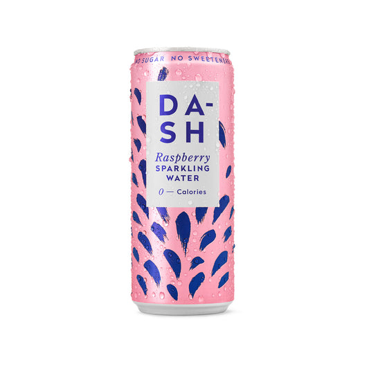 Dash Water - Raspberry Sparkling Water Case 12 x 330 ml
