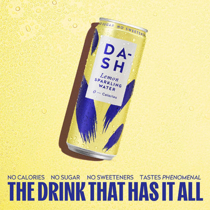Dash Water - Lemon Sparkling Water Case 12 x 330 ml