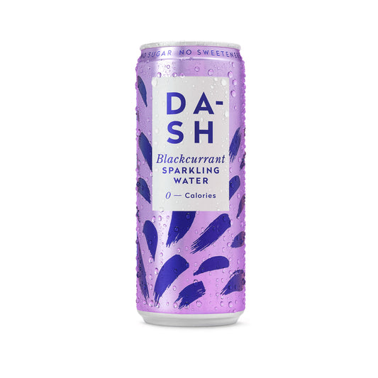 Dash Water - Blackcurrant Sparkling Water Case 12 x 330 ml