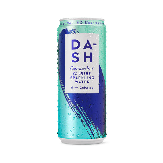 Dash Water - Cucumber Sparkling Water Case 12 x 330 ml