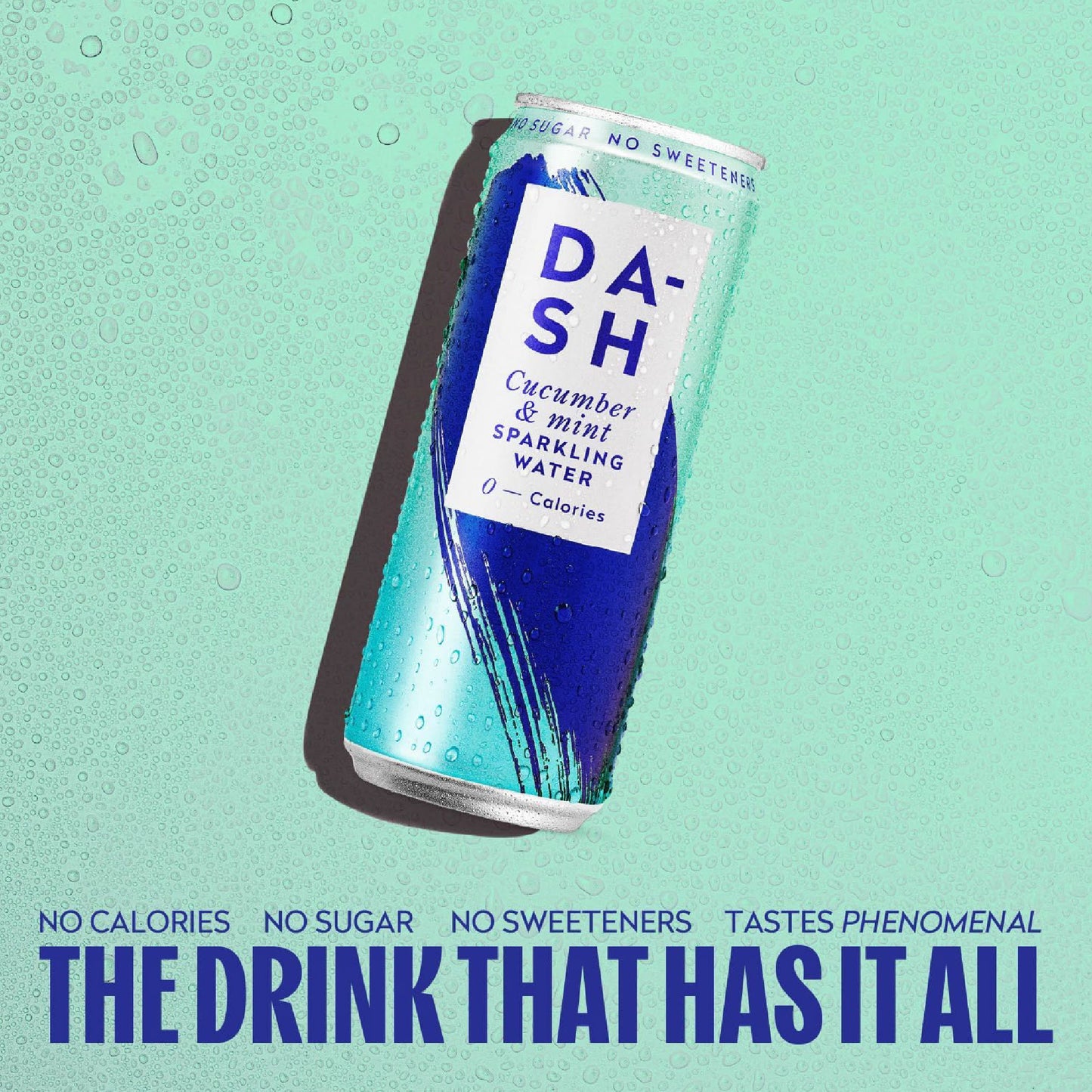 Dash Water - Cucumber Sparkling Water Case 12 x 330 ml