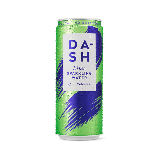 Dash Water - Lime Sparkling Water Case 12 x 330 ml