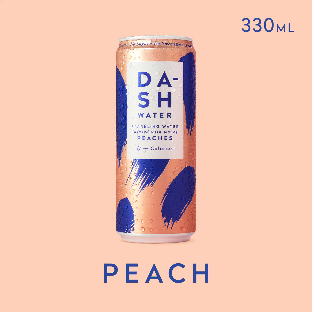 Dash Water - Peach Sparkling Water 330ml