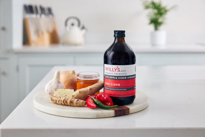WILLY'S - Organic Live Fire Apple Cider Vinegar 500ml