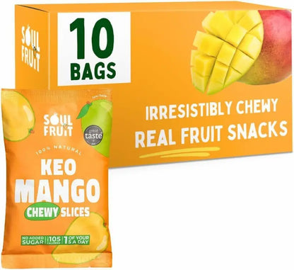 Soul Fruit - Soft Dried Keo Mango Case 10 x 30g