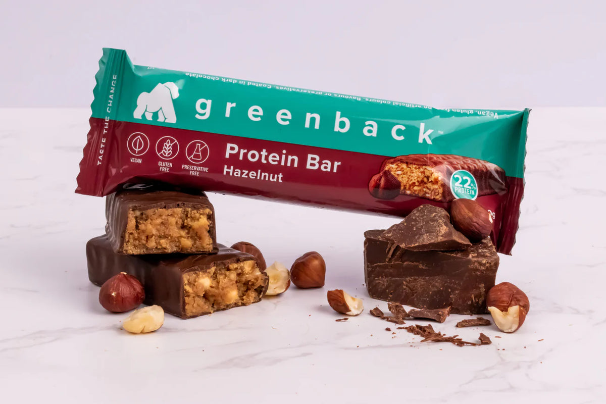 Greenback Plant-based Hazelnut Protein Bar 50g