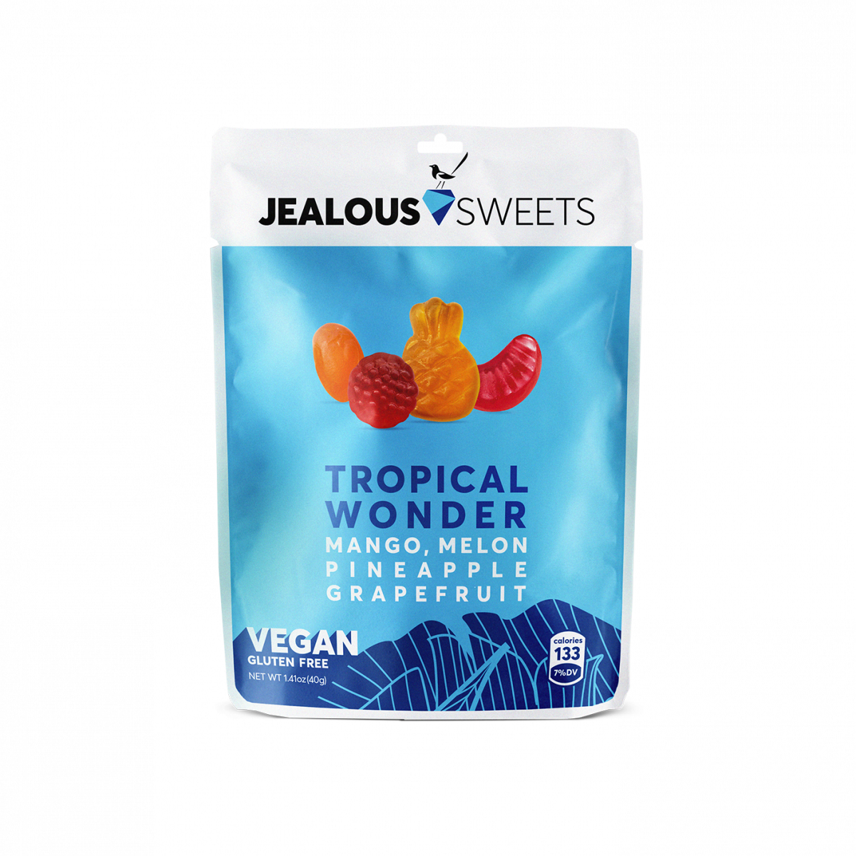 Jealous Sweets - Tropical Wonder (Mango + Melon + Pineapple + Grapefruit) 40g