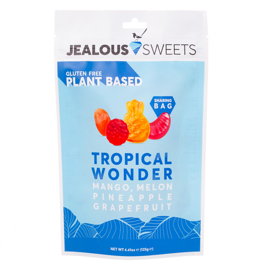 Jealous Sweets - Tropical Wonder (Mango + Melon + Pineapple + Grapefruit) 125g