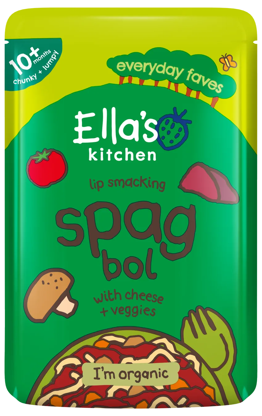 Ella's Kitchen - Lip Smacking Spag Bol with a Sprinkle of Cheese (130g x 6)