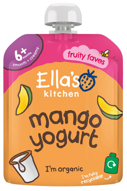 Ella's Kitchen - Mango Yummy Yoghurt Greek Style (90g x 6)