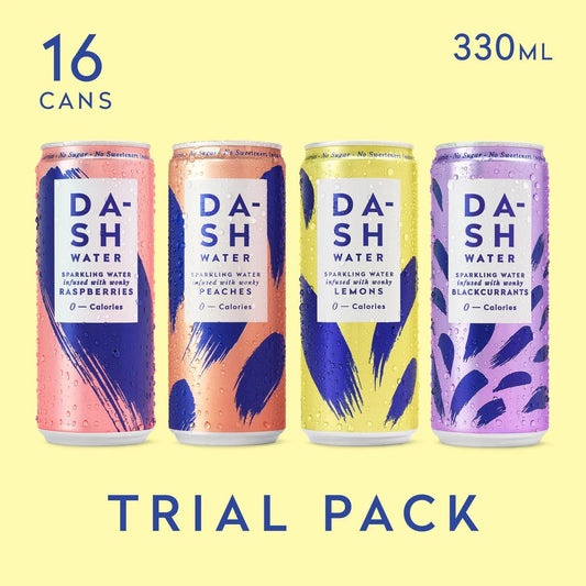 Dash Water - Sparkling Water Trial Set 16 Pack