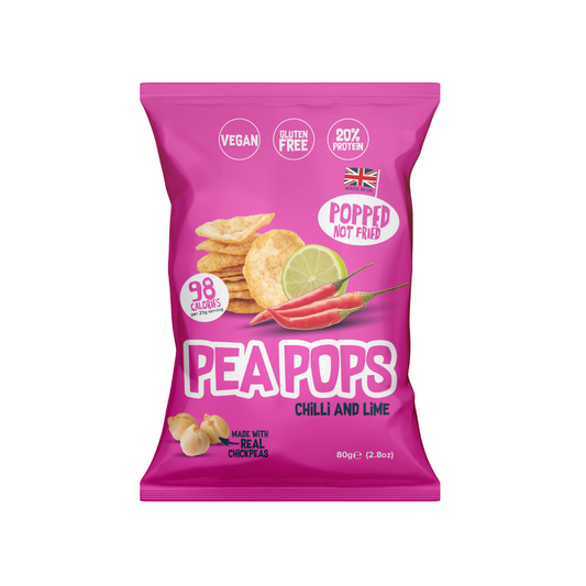 Pea Pops - Chilli & Lime Chickpea Crisps (80g)