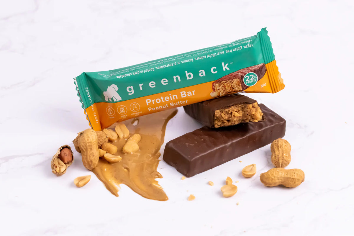 Greenback Plant-based Peanut Butter Protein Bar 50g