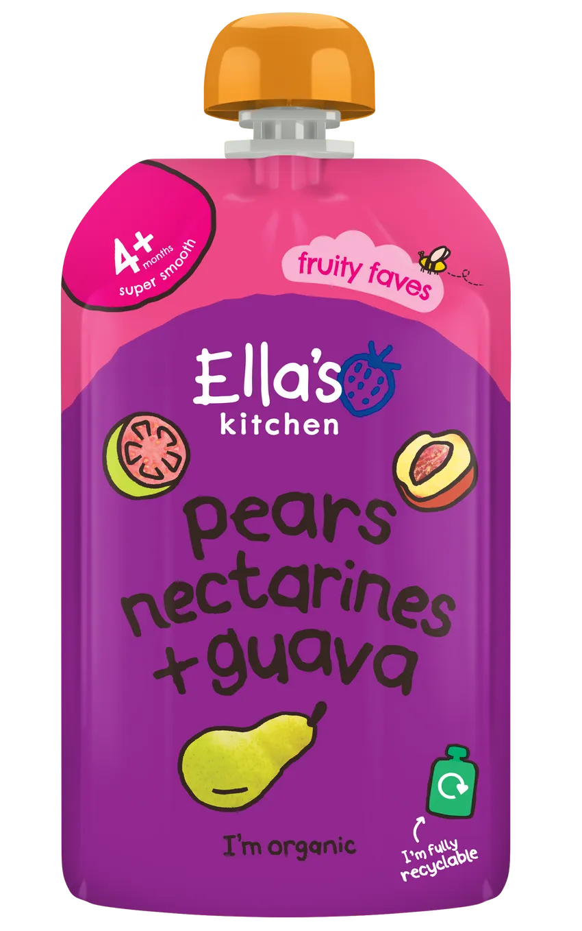 Ella's Kitchen - Pears, Nectarines and Guava (120g x 7)