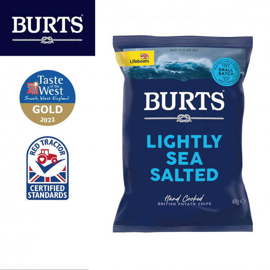 Burts - Lightly Sea Salted Hand-Cooked Chips 40g