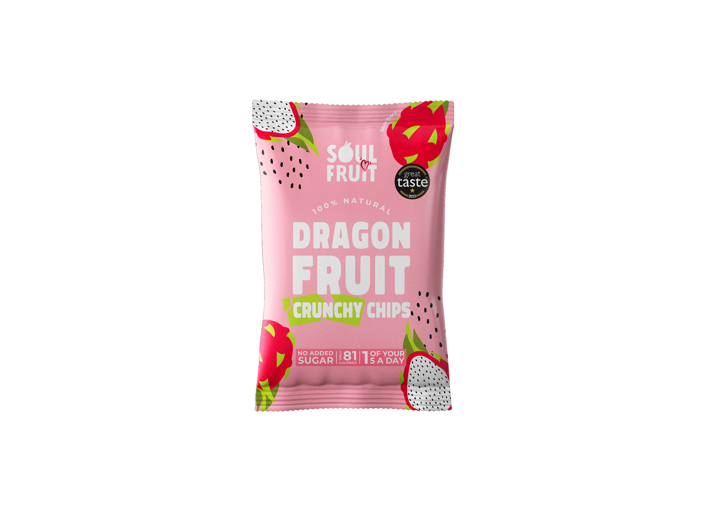 Soul Fruit - Dragon Fruit Chips Case 10 x 20g