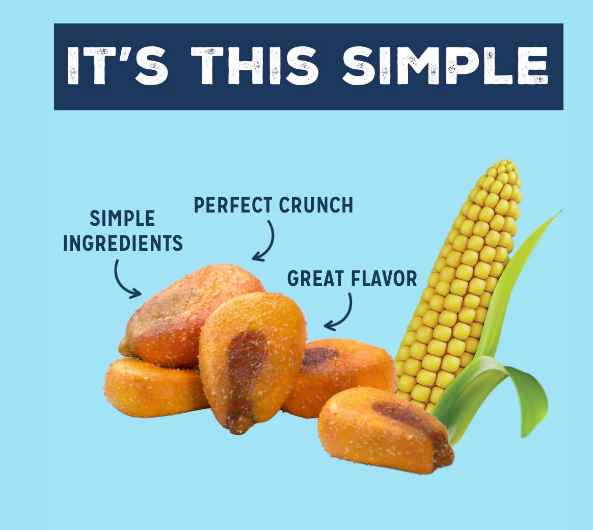 Premium Crunchy Corn - Sea Salt 45g