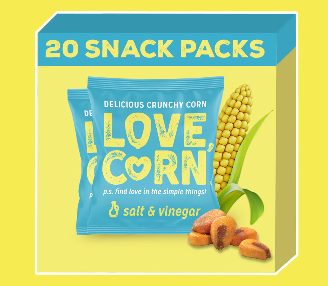 Premium Crunchy Corn - Salt & Vinegar 45g