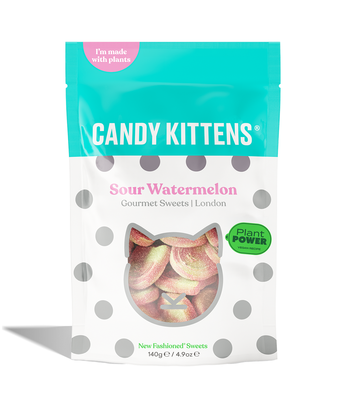 Candy Kittens Sour Watermelon vegan sweets 140g