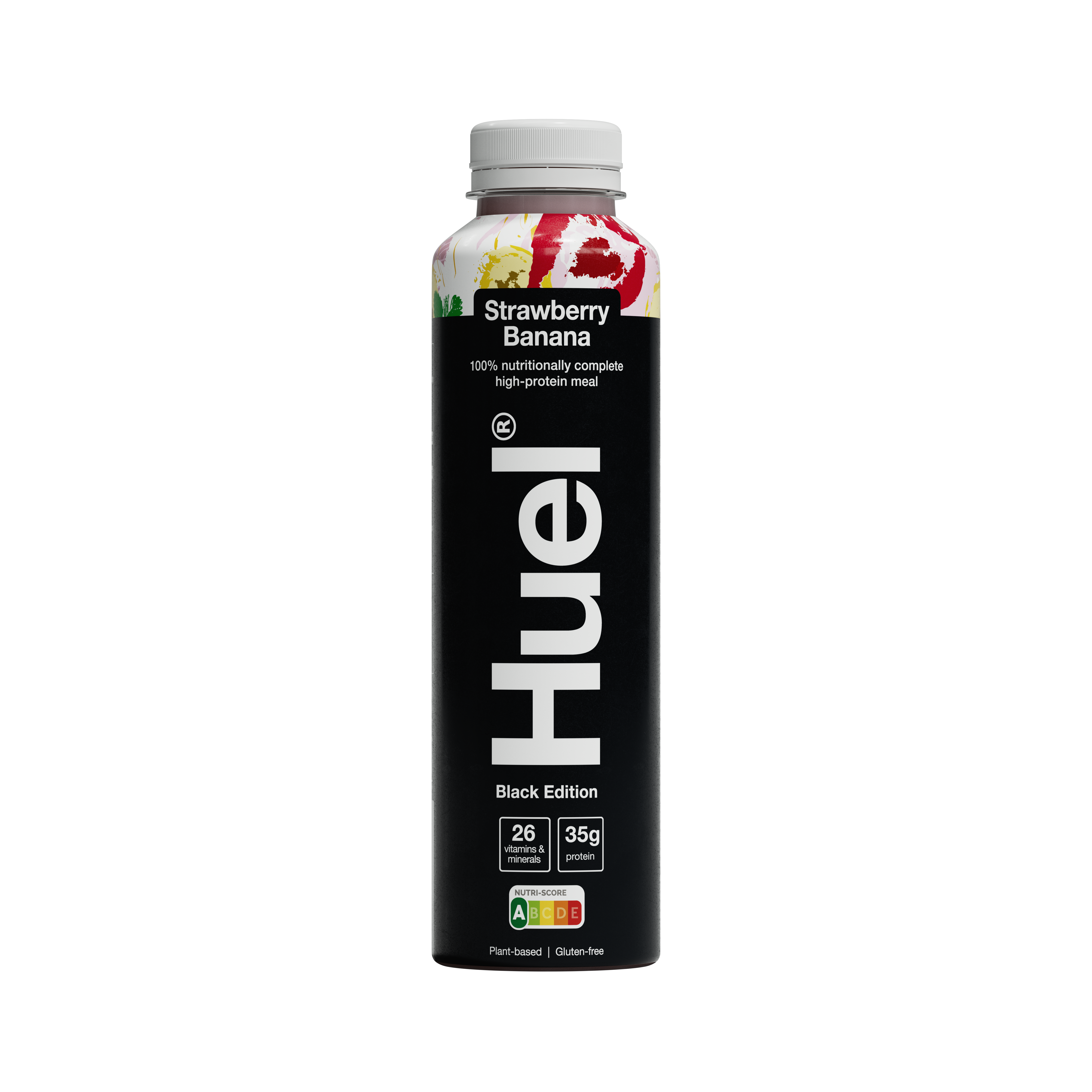 Huel - Black Edition RTD Meal Replacement Drink - Strawberry & Banana 500ml