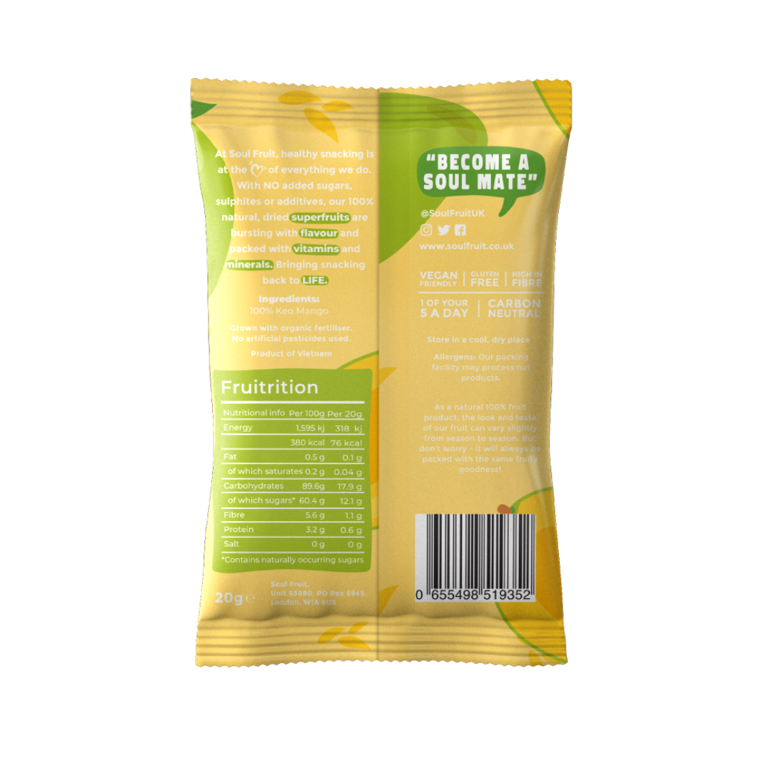 Soul Fruit - Keo Mango Chips 20g