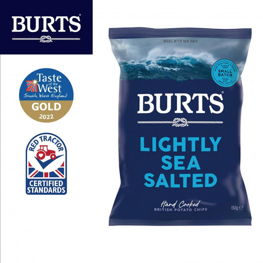 Burts - Lightly Sea Salted Hand-Cooked Chips 150g