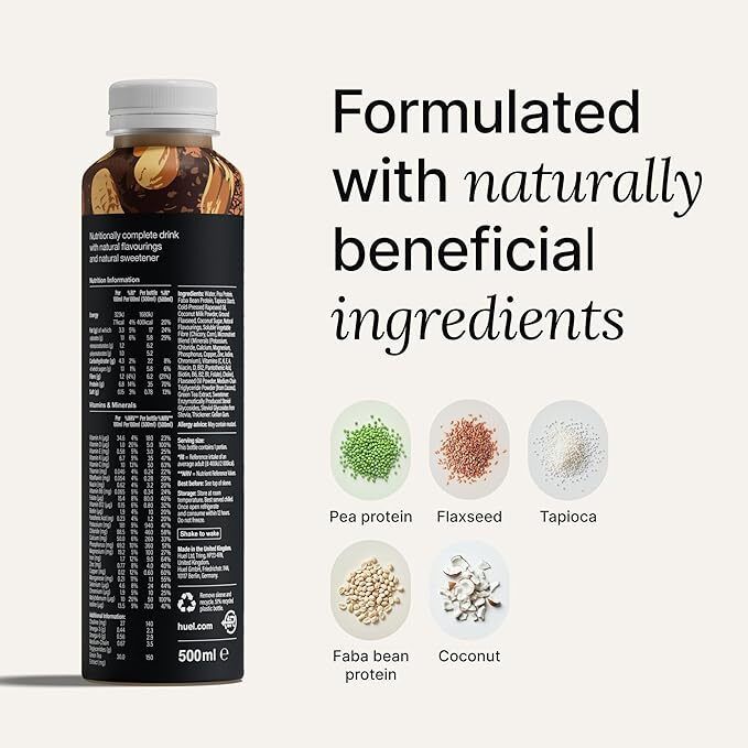 Huel - Black Edition RTD Meal Replacement Drink - Chocolate Peanut Butter 500ml